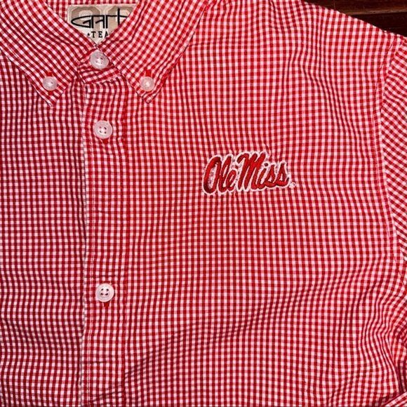 Ole Miss Boys Long Sleeve Buttondown Shirt - Picture 2 of 4